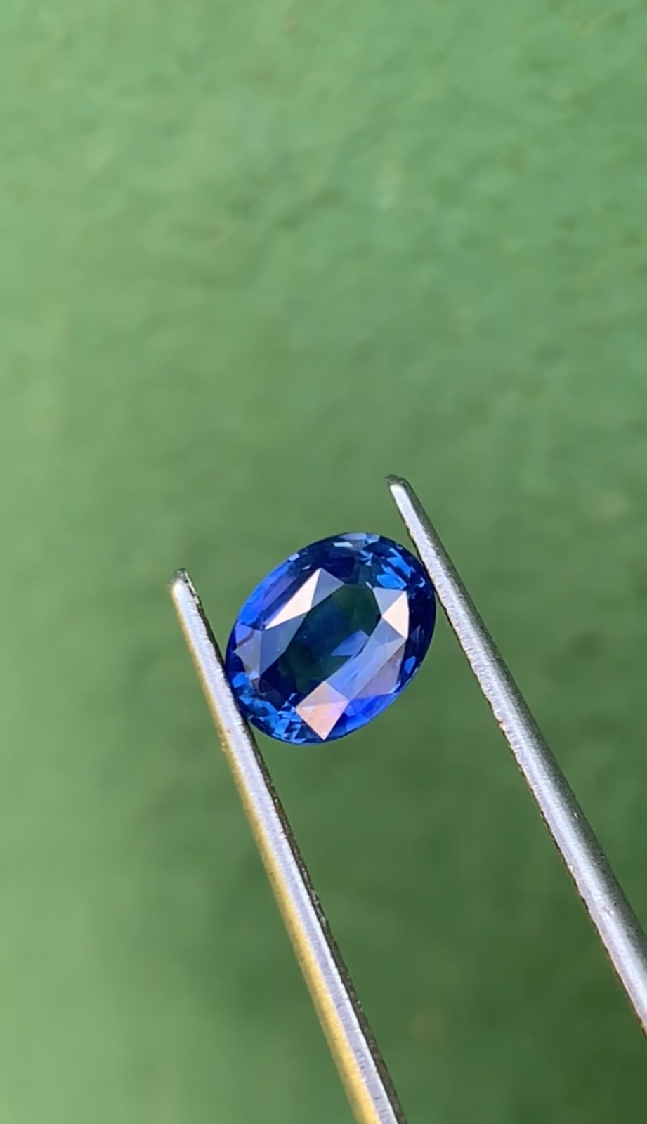Natural Blue Sapphire(H) 1+crt Oval  Loupe Clean Loose Gemstone Sri Lanka