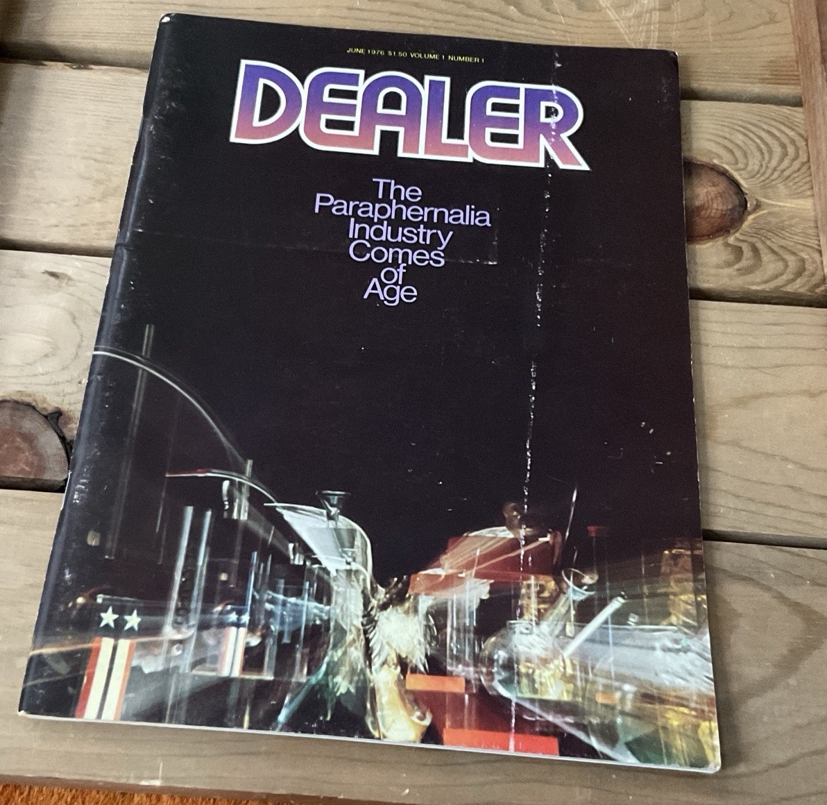 Vtg Marijuana Magazine - RARE DEALER  Issue # 1 - June 1976 - Paraphernalia +