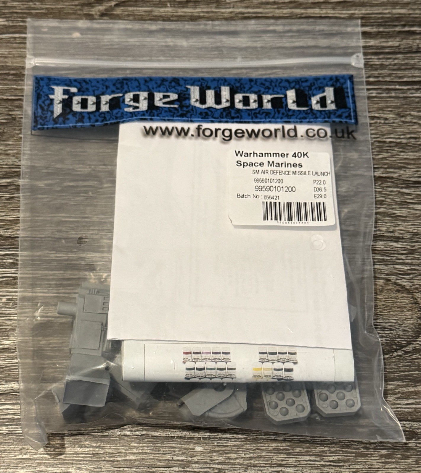 Forge World Warhammer 40k Space Marine Air Defence Missile Launcher
