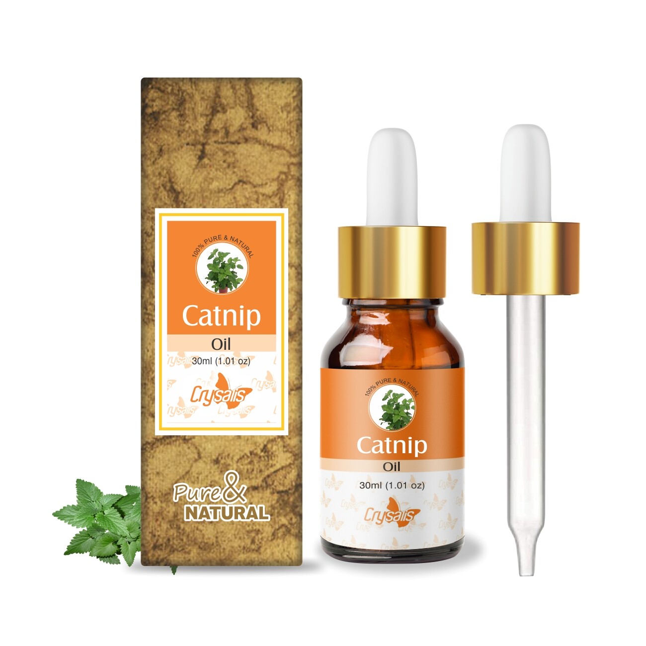 Catnip Oil (Nepeta cataria) 100% Pure Natural Essential Oil 15ml–5000ml.