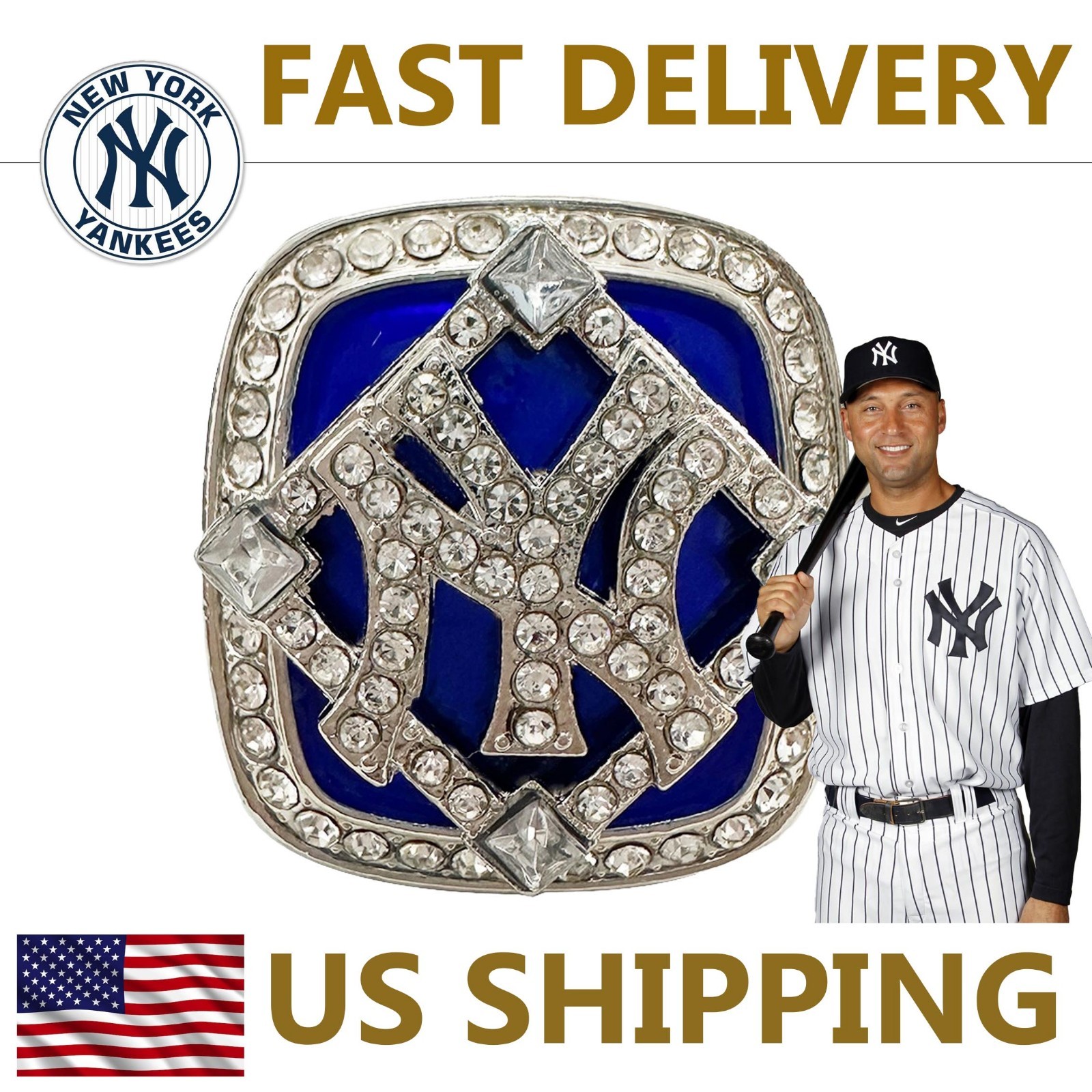 2009 NY Yankees World Series Ring - JETER #2 - Fan Gift