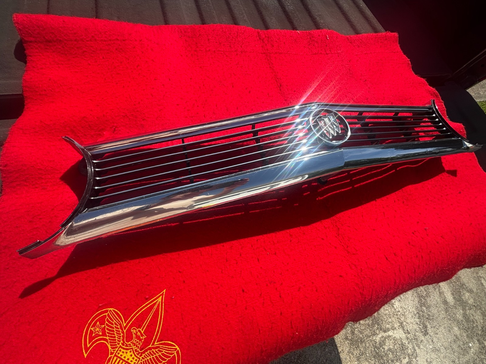 1962 Buick Skylark Special Deluxe Wagon Front Metal Grille Assembly 1348598