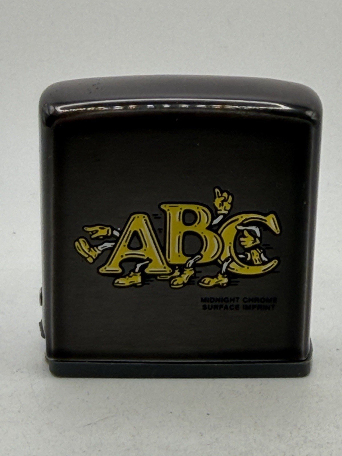 ABC Advertising Salesman Sample Midnight Chrome Zippo Rule Tape Measure New ABC Advertising Salesman Sample Midnight Chrome Zippo Rule Tape Measure New