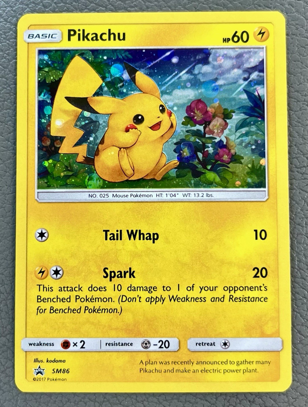 Mint Pokemon Pikachu TCG SM86 Promo Mint Pokemon Pikachu TCG SM86 Promo