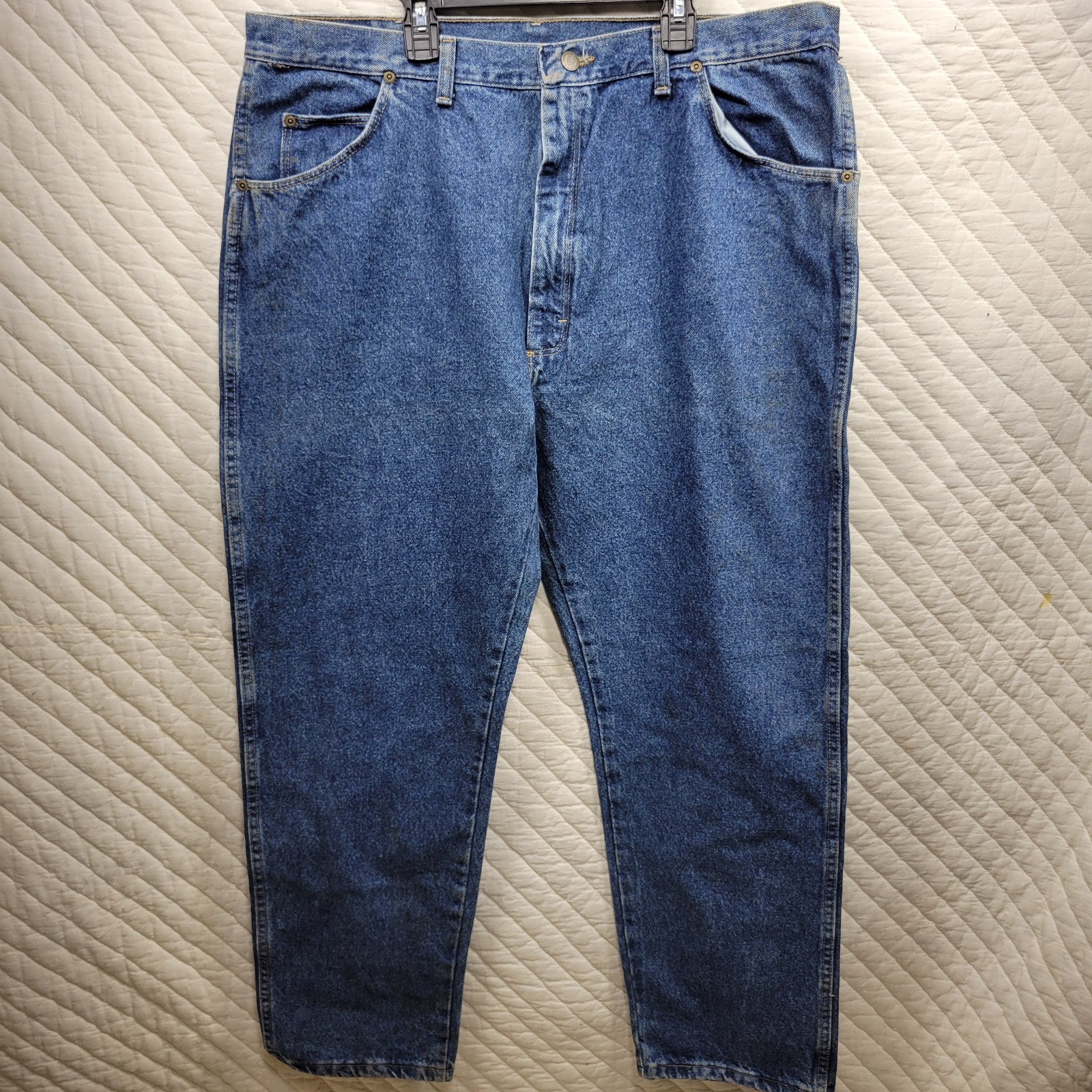Vintage Wrangler Hero Jeans Mens 42x30  Deadstock USA Made FLAWS