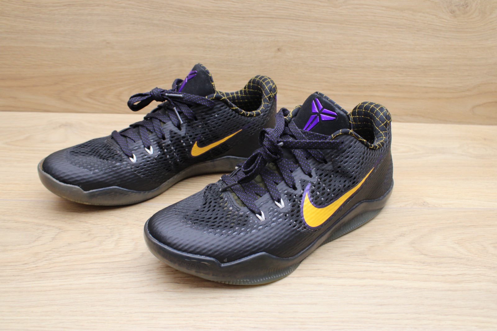 Nike Kobe 11 Carpe Diem Shoes Mens Size 9.5 Black Lakers Basketball 836183-015