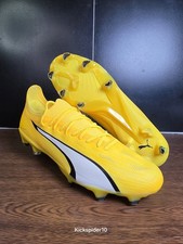 Puma Ultra Ultimate FG AG Women Soccer Cleats Size 10 New Yellow Voltage picture