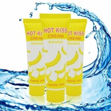HOT KISS Lubricant Banana Cream Personal Body Grease Oral Vaginal Anal A8 picture