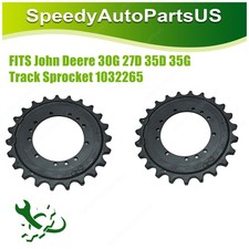 2pc Track Sprocket 1032265 Fits John Deere 30G 27D 35D 35G NEW picture