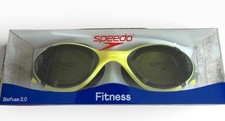 Speedo Biofuse 2.0 Swimming Goggles Adult - Yellow/Green - New in Box A2 picture