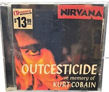 Nirvana Outcesticide In Memory of Kurt Cobain Bootleg CD w/ 1998 Vintage Receipt picture