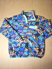 Patagonia Synchilla Snap-T Fleece Pullover Sweater unisex S Multicolor Abstract picture