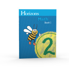 Horizons 2nd Grade Math Student Workbooks 1 & 2 only picture