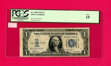 ~~ 1934 ~~  ~~~ Silver Certificate ---- PCGS F15  == ==   == == == picture