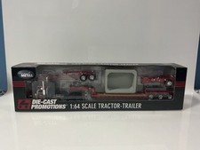1:64 DIE-CAST  PROMOTIONS LEFEBVRE DCP PETERBILT 389 WITH LOW LOADER #32843 picture