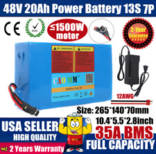 48V 20AH Li-ion Battery for≤1500W EBike Scooter Electric Bicycle Charger 35A BMS picture