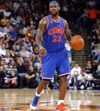 RARE Adidas NBA Cavaliers HWC Classics LeBron James 09-10  40th Anv Patch Jersey picture