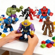 INCREDIBLE HULK LARGE 7.5cm, custom Lego Minifigure, Building Block, Gift NEW*** picture