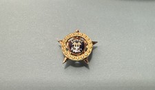 Antique 1926 10k Gold Expert Typist Pin Underwood Typewriter 2.23 grams picture