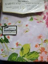 Marvelaire By Springmaid Double Flat Sheet Vintage Kensington Floral Flowers NOS picture