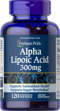 #1 Superior Acido Alfa Lipoico 300 Mg 120 Capsulas Pastillas picture