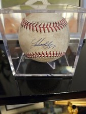 Johnny Cueto signed Game used Baseball  With Case + Certificate Of Authenticity  picture