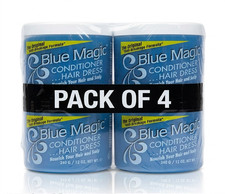Blue Magic Conditioning Hair Dressing 12 oz, Dry, Anti Breakage, Nourishing x4 picture