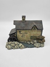 Lang and Wise Folk Art Village House Stonington Bay Mill Lighted picture