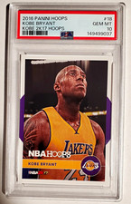 2016-17 Panini Hoops Kobe Bryant Kobe 2K17 Hoops #18 PSA 10 Lakers picture