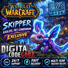 World of Warcraft BlizzCon 2026 x Skipper Axolotl Pet Companion 🐲 Event Rewards picture