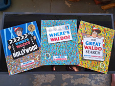 Martin Handford Where’s Waldo? Lot 3 Hardback Illustrated: Hollywood & More picture