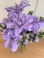 Double Oriental Lily for Home and Gardening Pack of 2 bulbs (PURPLE) picture