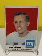 1969 Topps - Fran Tarkenton #150 New York Giants - Low Grade  - creases picture