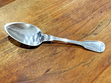 Christofle Vintage Antique Silver Plate Serving Spoon Chinon picture