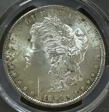 1891-S $1 Morgan Silver Dollar MS63 PCGS ~ 26294 picture