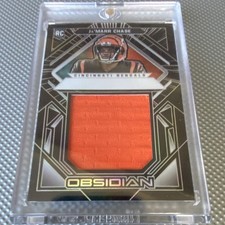 2021 Panini Obsidian - Volcanic Material Ja'Marr Chase Electric Etch Orange /100 picture