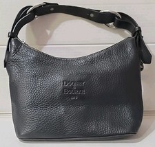 Vintage Dooney & Bourke Black Leather Hobo Style Purse 1975 - Great Condition  picture