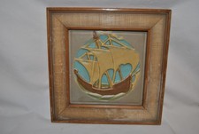Rookwood Faience Tile With A Sailing Ship picture