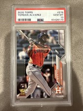 2020 Topps Yordan Alvarez #276 RC PSA 10 picture