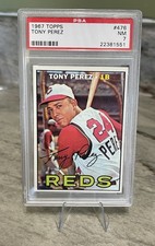Topps 1967 Tony Perez Cincinnati Reds #476 PSA 7 picture