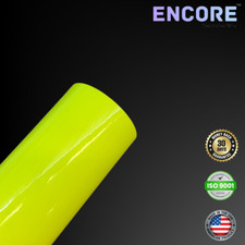 Encore® TG105 Fluorescent Yellow Vinyl for Decals/Stickers - MADE IN USA picture