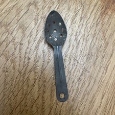 Antique c.1900 SLOTTED SPOON German Dollhouse Miniature picture