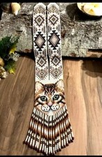 Handmade Necklace Seed Bead Boho American Style Nativ Beaded Multi Strand picture