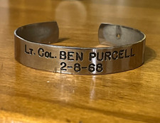 Vintage Vietnam POW/MIA Bracelet.  “LT. COL. BEN PURCELL