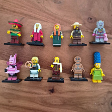 Rare 10piece LEGO Collectible Minifigures character lot with retired figures. picture