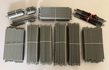 Bachmann E-Z Track HO 1:87 Double Oval - NS Rail w/Gray Roadbed Track Lot 100+pc picture