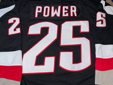 BRAND NEW Buffalo Sabres #25 Owen Power BLACK Jersey NEW Size 60(3XL) picture