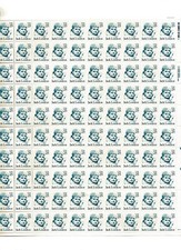 U.S. COMM SHEET OF 100 SCOTT#2182 1986 25ct JACK LONDON MNH P#1 picture