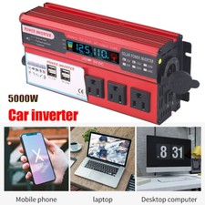 5000W Car Power Inverters DC 12v to 110v AC Inverter Converter for Car Vehicles picture