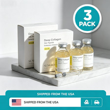 3pc SUNGBOON Ampoule Deep Collagen Silk Peptide Intensive EDITOR 40ml picture